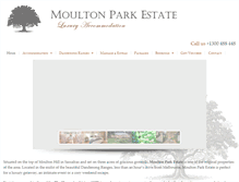Tablet Screenshot of moultonpark.com.au